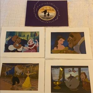 Beautiful Beauty and the Beast art prints.